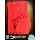 Les nappes madagascar rouge pourpre: broderies champêtres