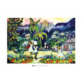  Poster Ile de La Réunion 50x70 Salazie par Miguel