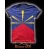 Tee-shirt Bourbon Palto Réunion flag Mavéli. Ile de La Réunion