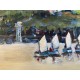 Huile sur toile. Terre Sainte  Par Miguel. 10PLa Réunion.