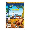 Poster Ile de La Réunion 50x70 LA RUN par Miguel