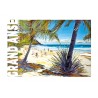 Tirage 30 X 40   La Réunion par Miguel Plage de Grand Anse. Art Austral.
