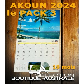 Le Calendrier 2024 Akhoun éditions. La Réunion.