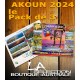 Le pack Calendrier 2024 Akhoun éditions. La Réunion.