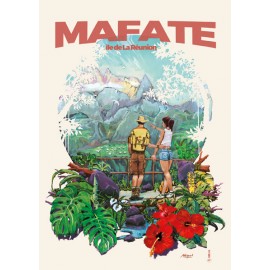 Affiche Ile de La Réunion: Mafate Miguel