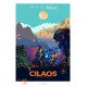 Affiche Atomic Café Editions La Réunion 50x70 CilaosTRAIL par Miguel