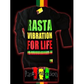 Tee shirt ML-Rasta vibration for life