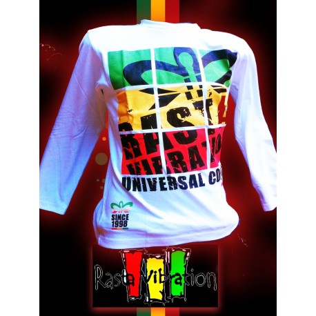 Tee shirt Rasta Vibration ML- king universal color-