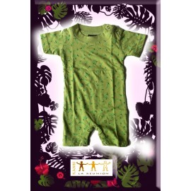 Combi short Kaniki vert "piments"