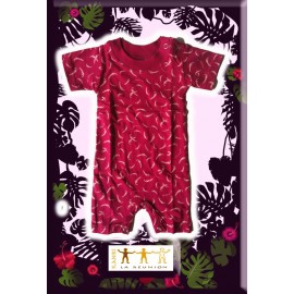 Combi short Kaniki fushia "piments"