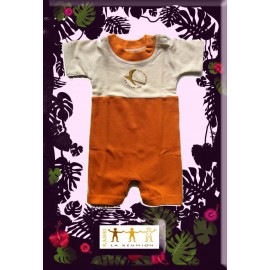 Combi short Kaniki bicolor orange