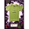 Tee shirt Kaniki vert "paille en queue"