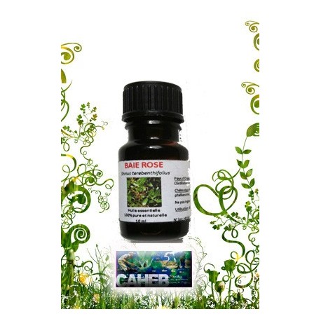 Huile essentielle de Baies roses Pays en 10ml