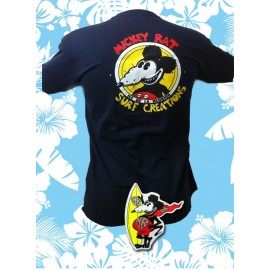 Tee-shirt Mickey Rat bleu marine reste 1L