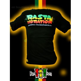 Tee shirt Rasta vibration Roots since 1998