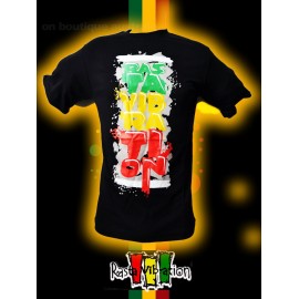 Tee shirt Rasta vibration Vibs promo reste une taille M