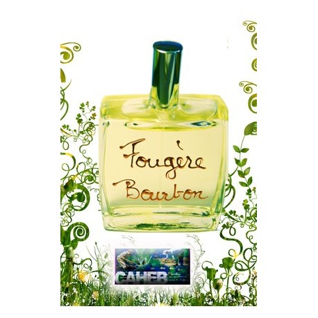 Parfum homme "Fougère Bourbon" de l'île de La Réunion. 