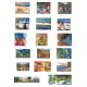 Pochette 17 cartes: "La Réunion vue par les peintres"