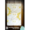Les broderies 1er choix -Mimosas + broderies ajourées-: broderies recto et verso